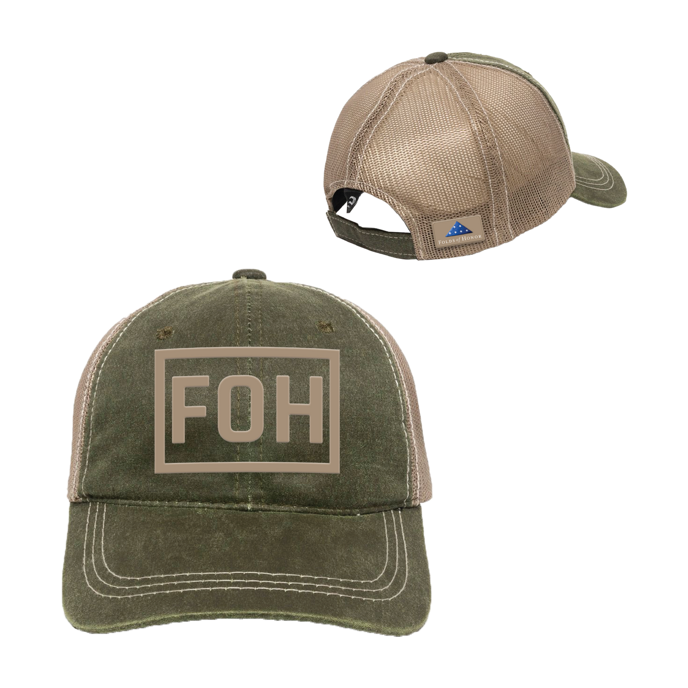 FOH Series Weathered Trucker Hat