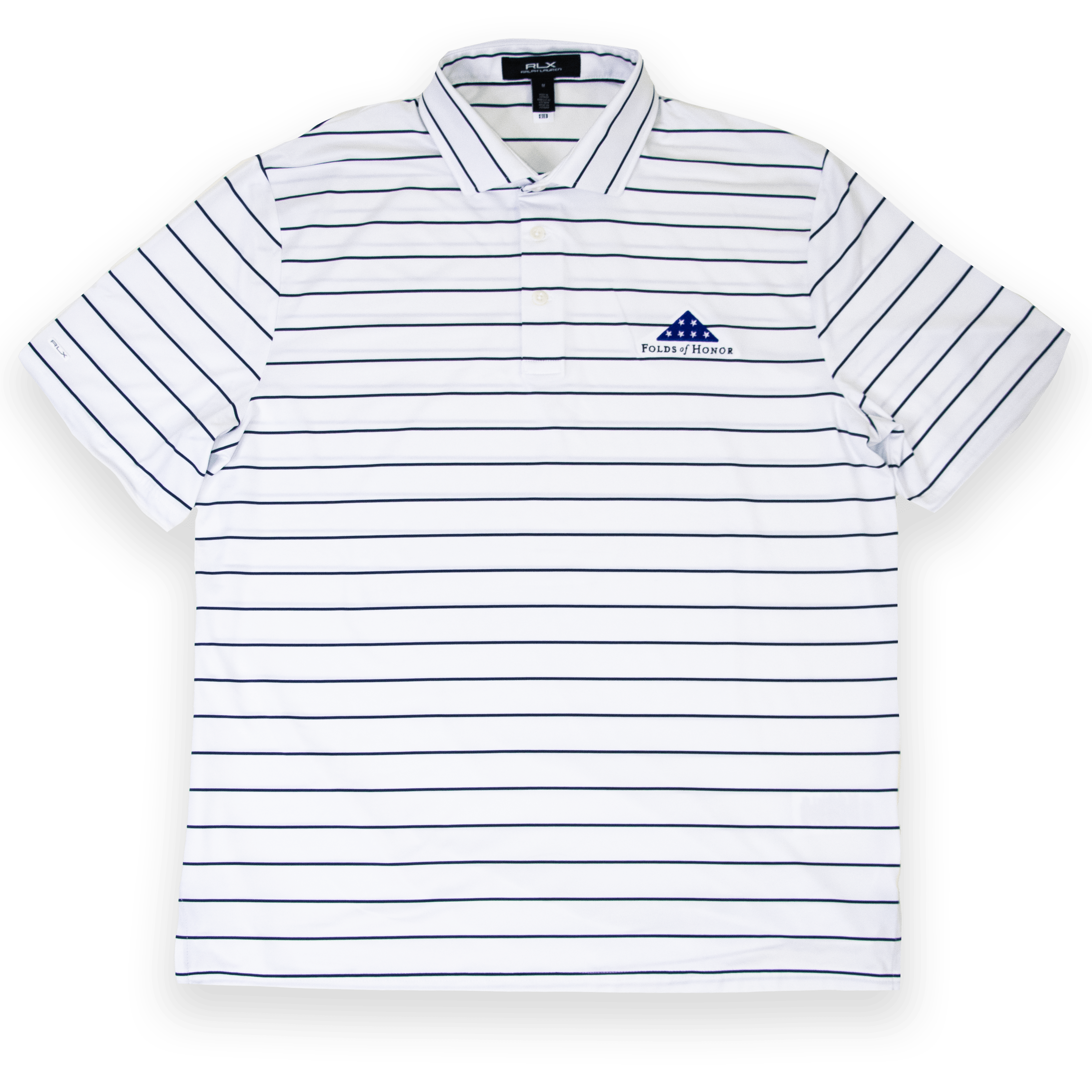 Ralph Lauren RLX Jersey Polo - White Striped – Folds of Honor