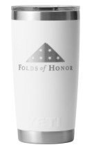 Yeti Folds deals of Honor Veteran's Day 2022 Tumbler 20oz in (White).