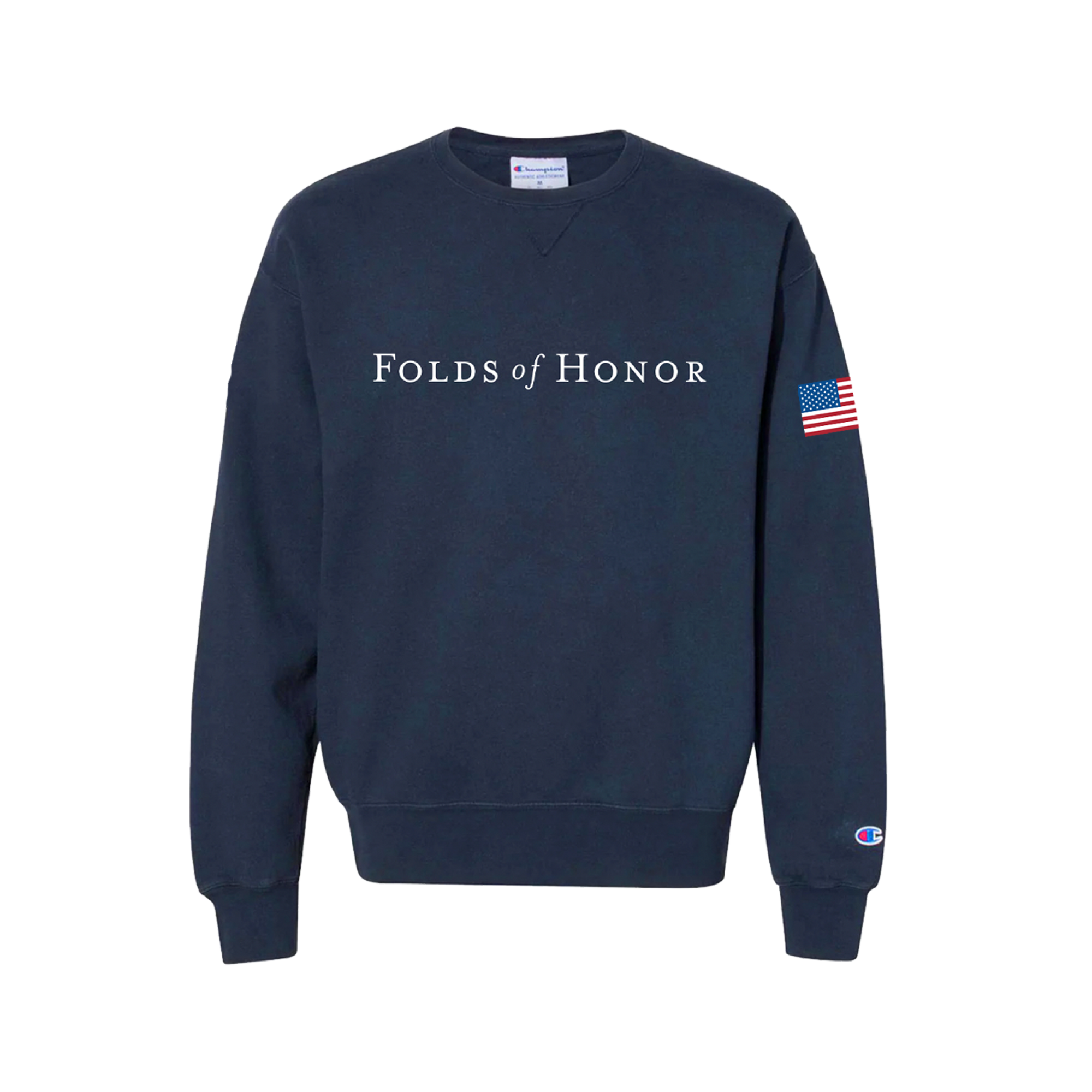 Capital Crew Neck Navy Folds of Honor