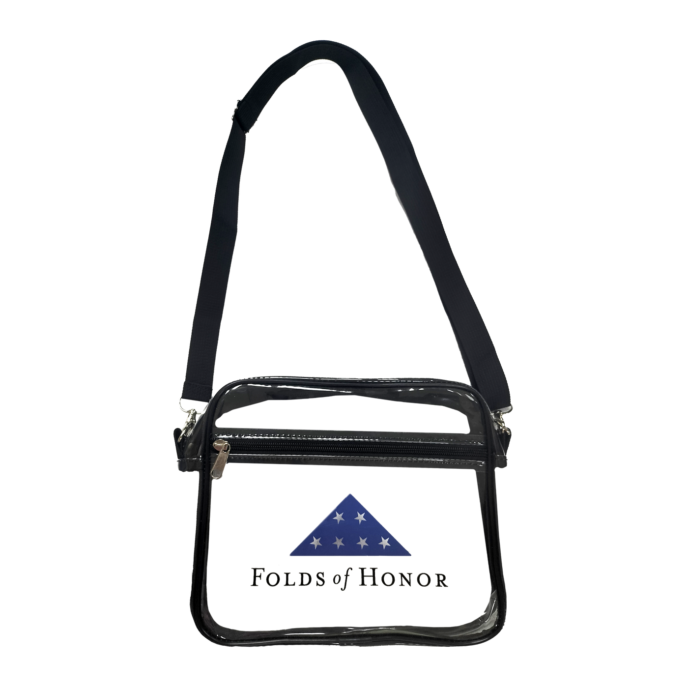 Clear Cross Body Bag with Logo