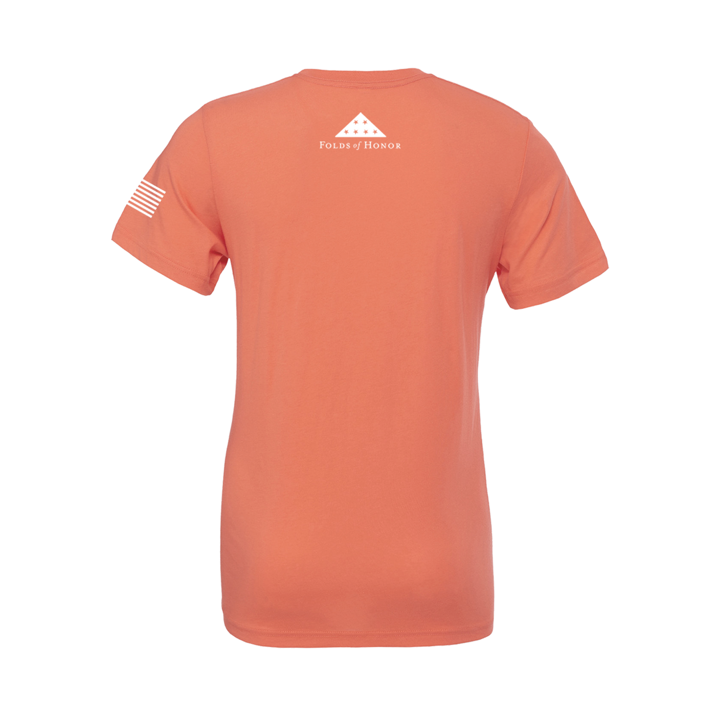 Logo T-Shirt - Coral and White