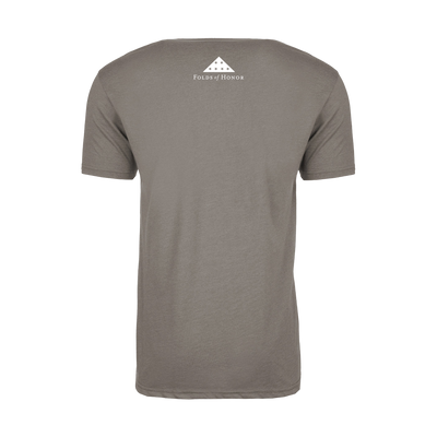 Logo T-Shirt - Stone Grey and White