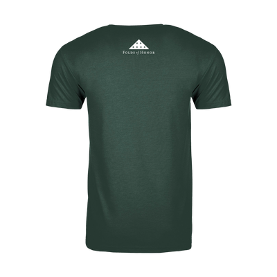 Logo T-Shirt - Forest Green and White