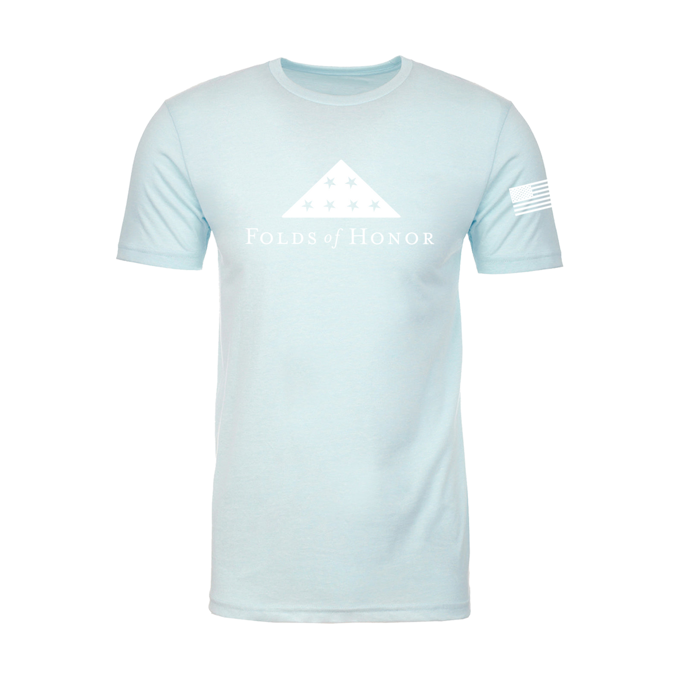 Logo T-Shirt - Ice Blue and White