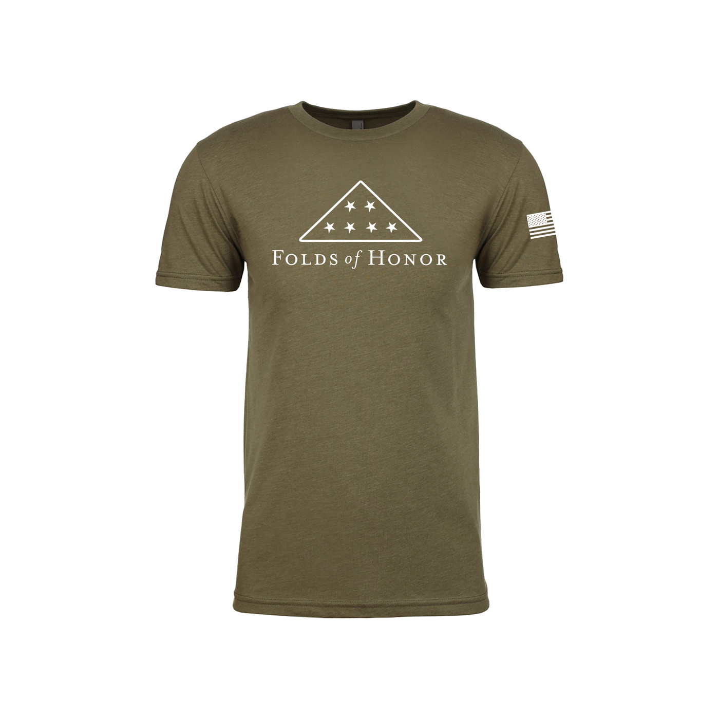 Outline Logo T-Shirt - Military Green