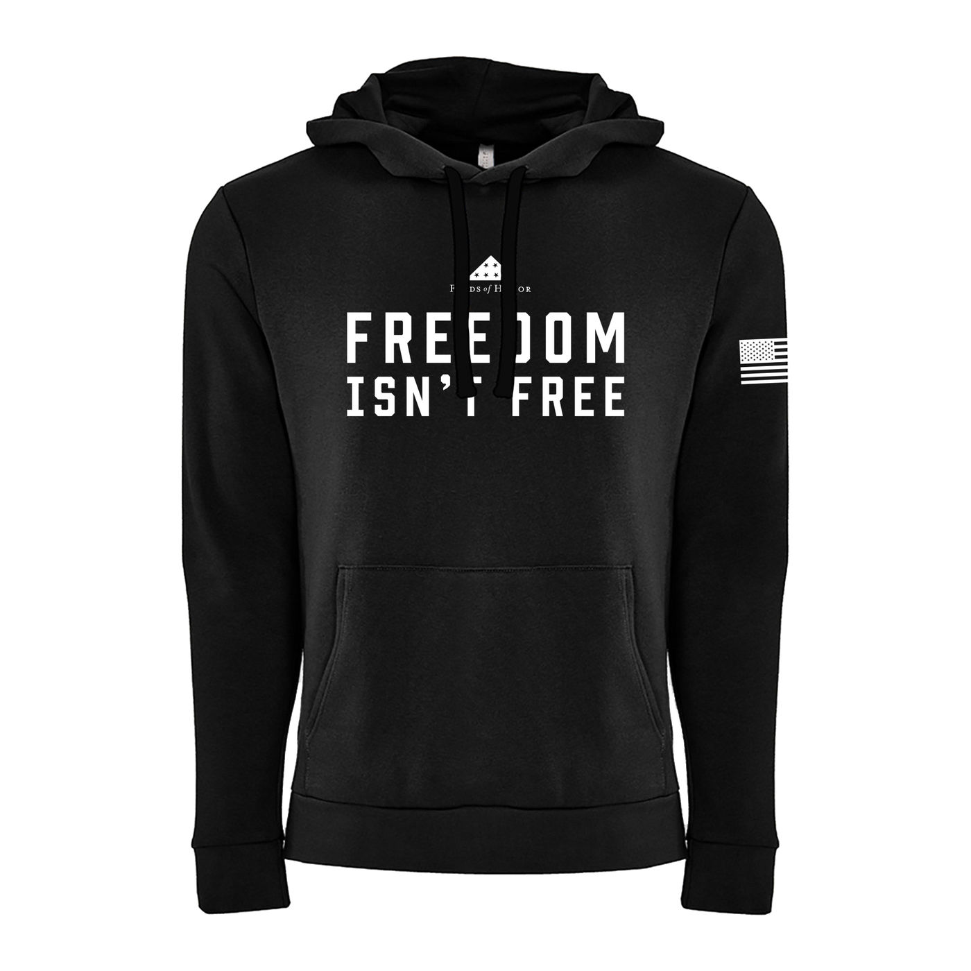 Freedom Isn't Free Hoodie - Black – Folds of Honor