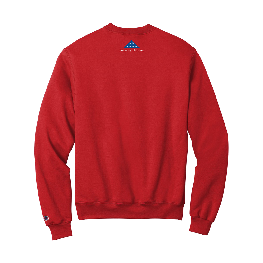Capital Crew Neck - Red – Folds of Honor