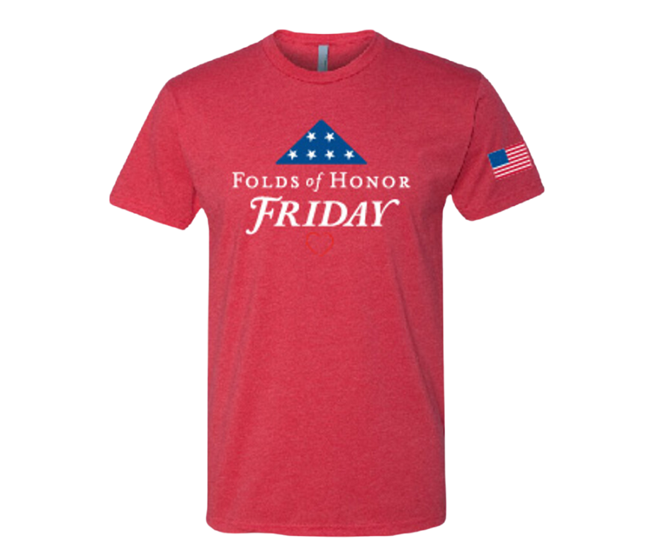 Folds of Honor Friday T-Shirt - Red