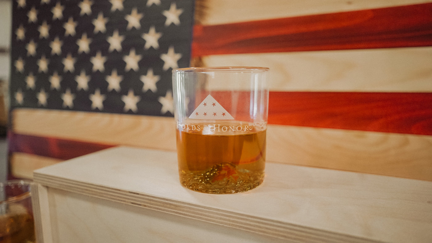 Huckberry American Mountains Whiskey Glasses - Set of 4