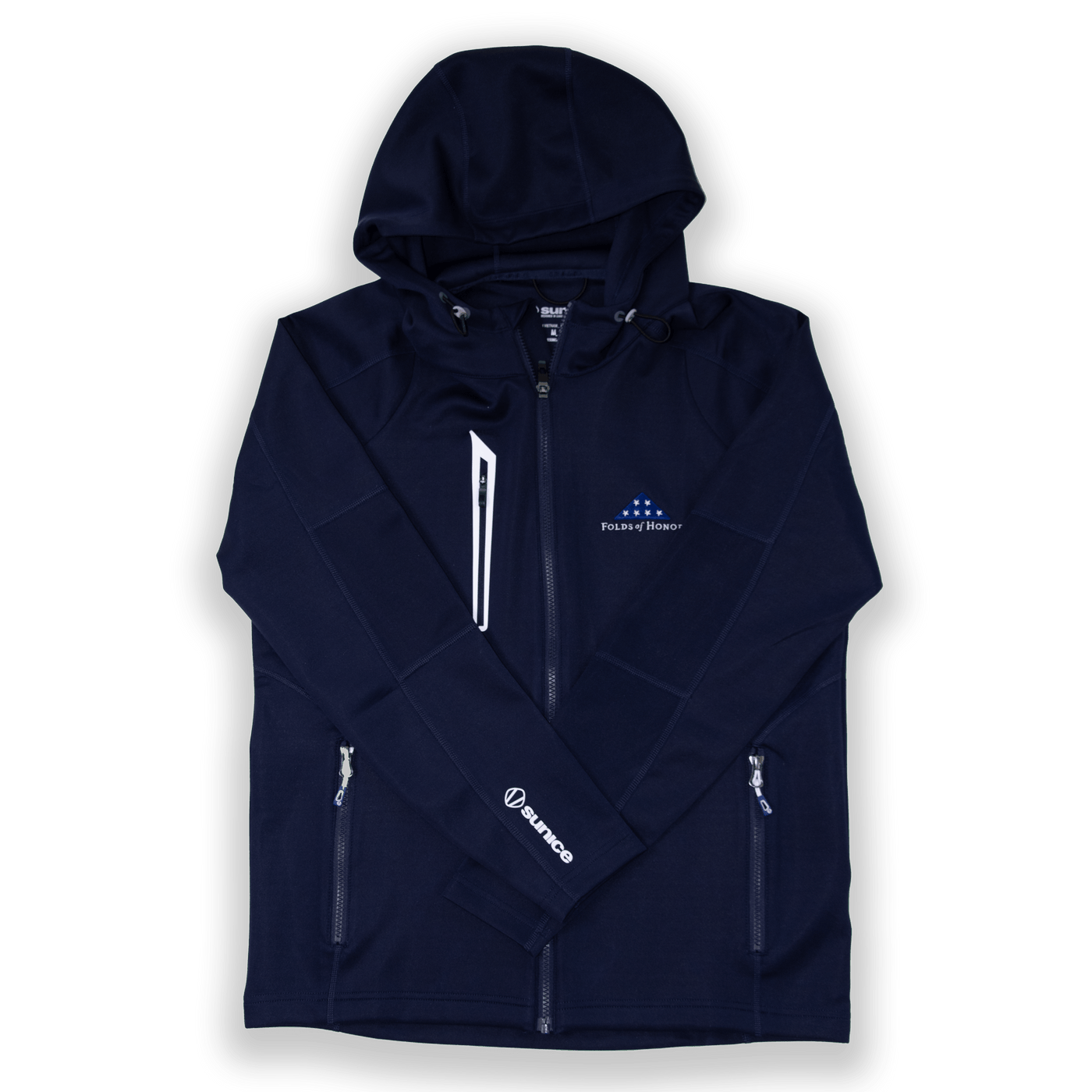 Sunice Allendale 2.0 Hooded Jacket - Midnight/Pure White