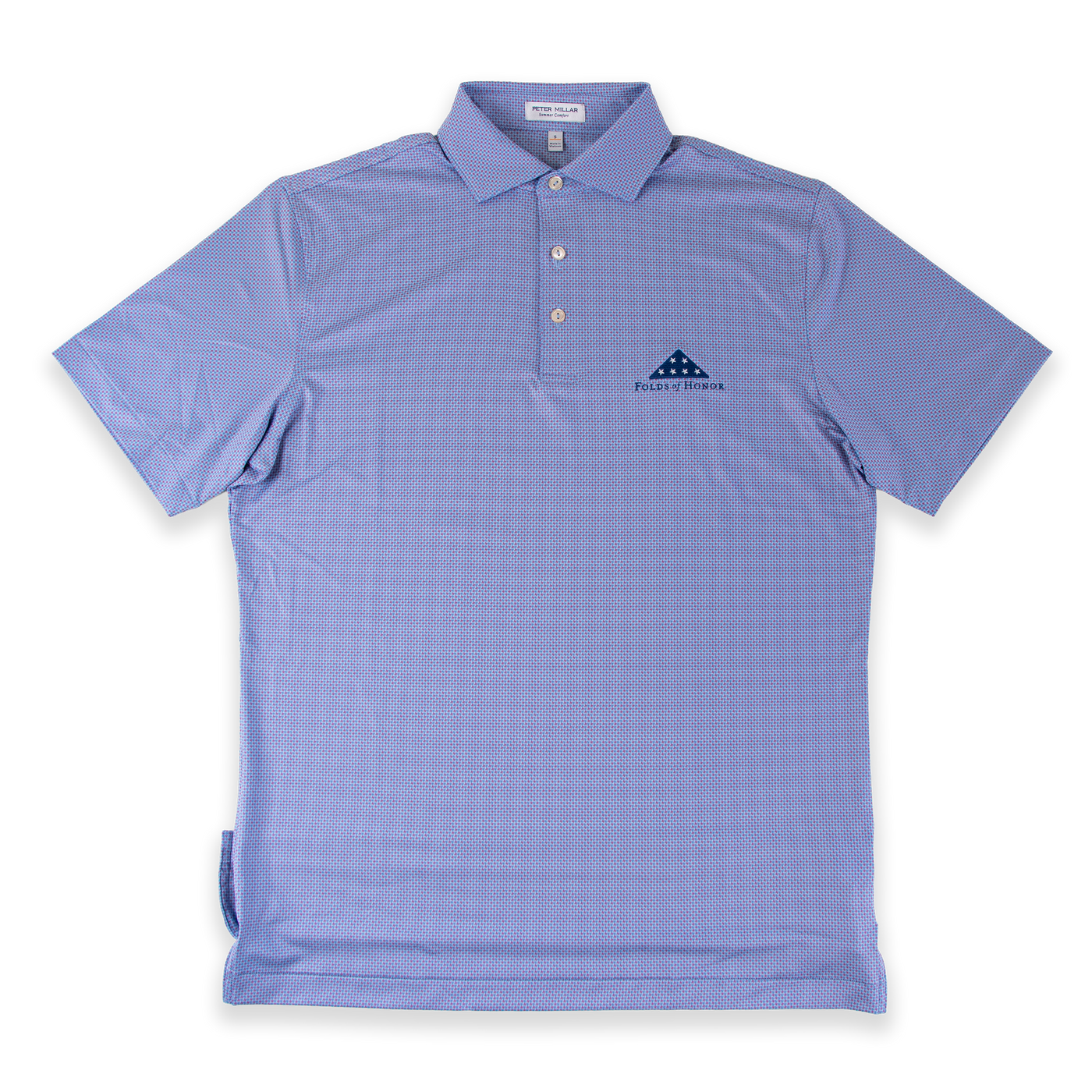 Peter Millar Phoenix Performance Jersey Polo - Cottage Blue