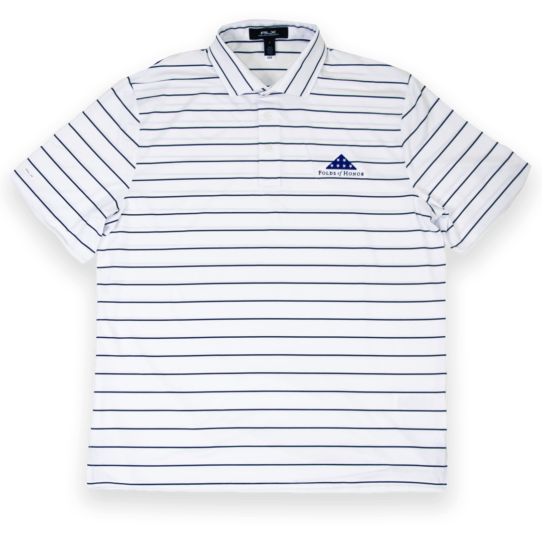 Ralph Lauren RLX Jersey Polo - White Striped – Folds of Honor