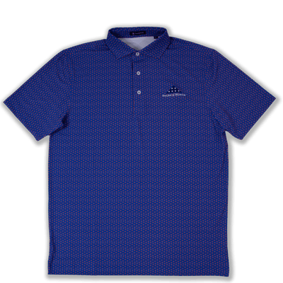 Turtleson Seastar Performance Polo - Marine/Campari