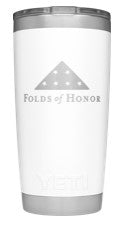 Yeti Tumbler 30 oz Folds of Honor FOH set- NWT