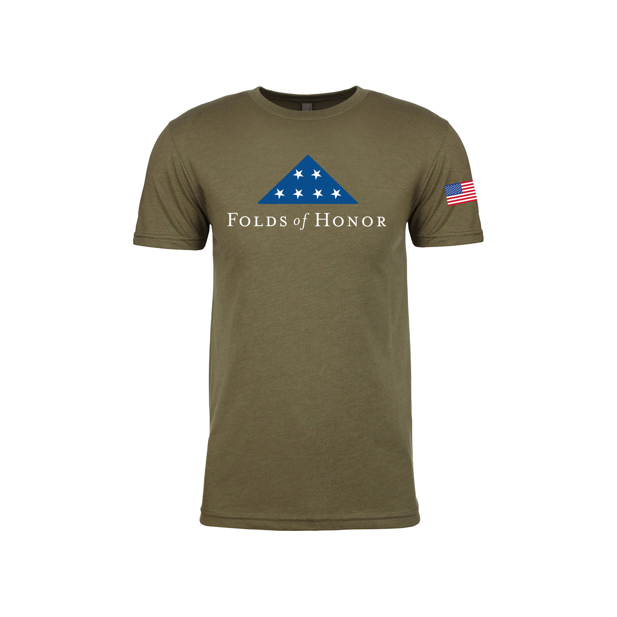 Logo T-Shirt - Military Green – Folds of Honor