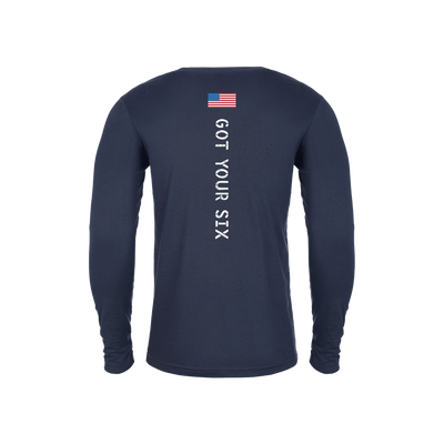 Got Your Six - Long Sleeve Technical Shirt - Navy