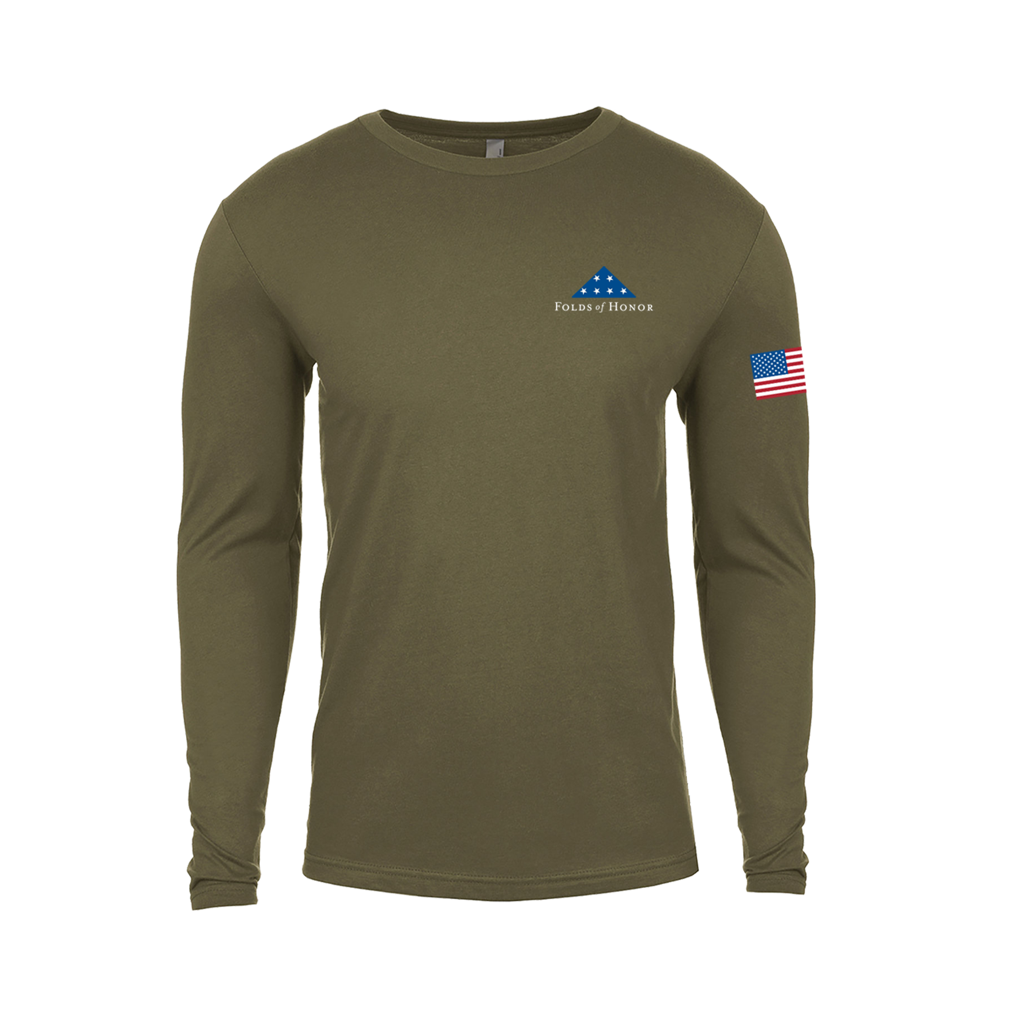 Ethos - Long Sleeve Tee - Military Green – Folds of Honor