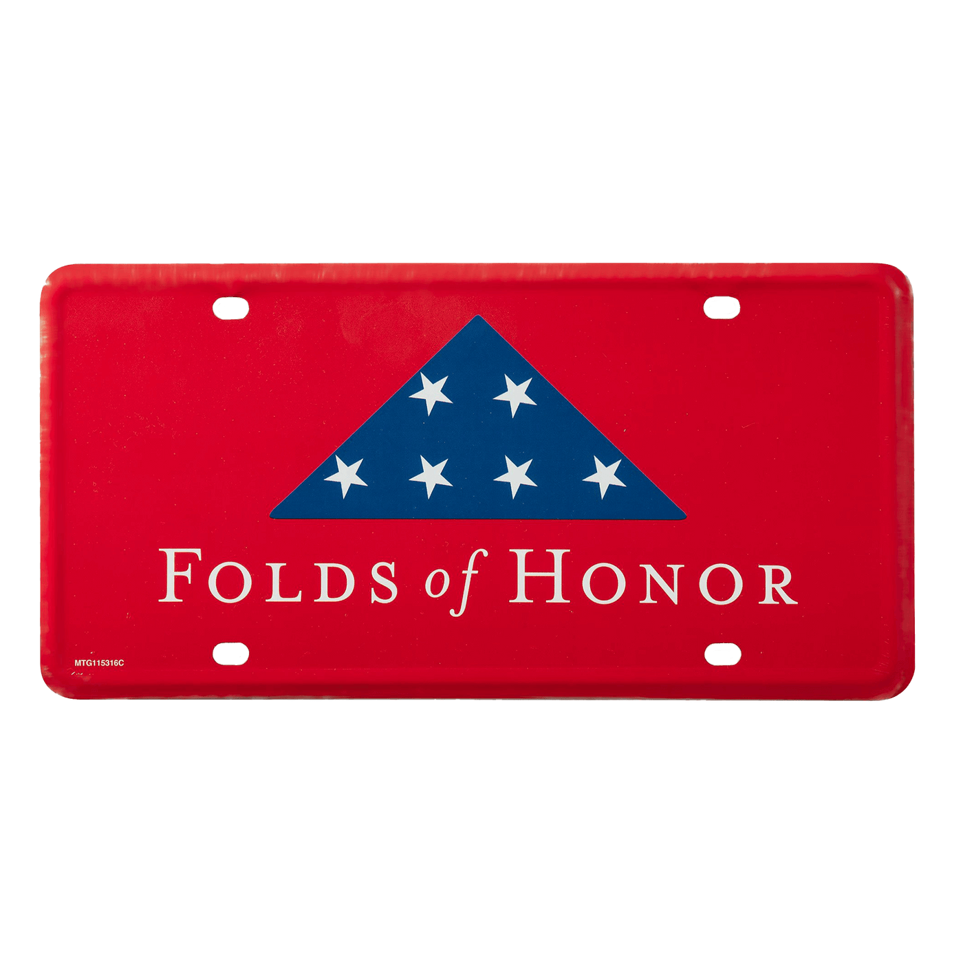 Folds of Honor Metal Auto Tag