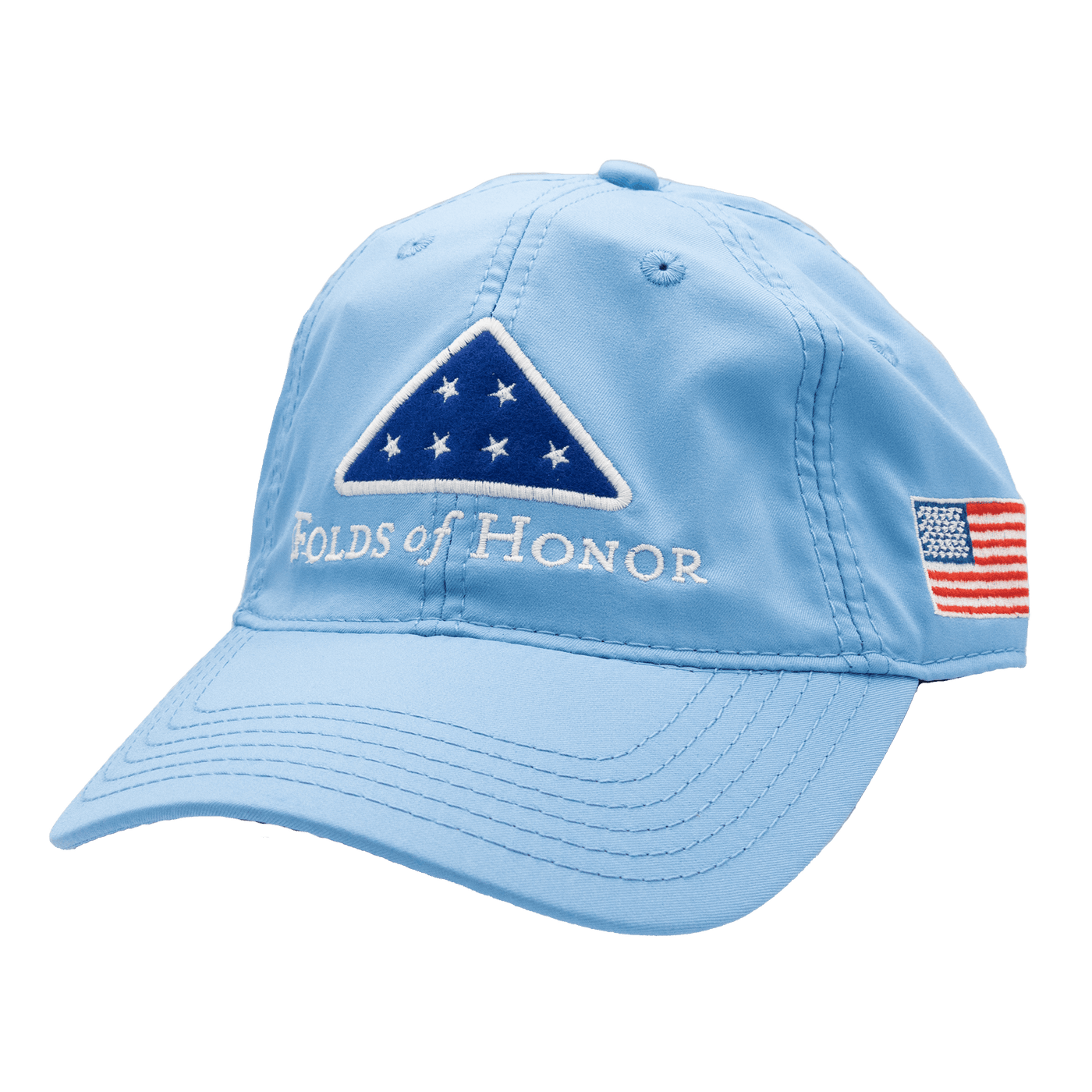 Folds of Honor Adjustable Hat - Light Blue